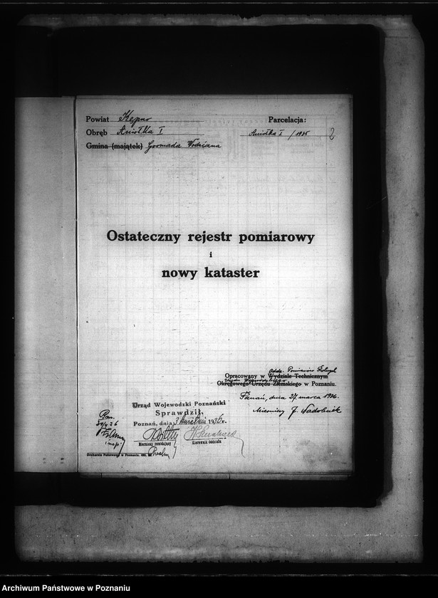 Obraz 6 z jednostki "Ostateczny i tymczasowy rejestr pomiarowy majątku Aniołka powiat kępiński"