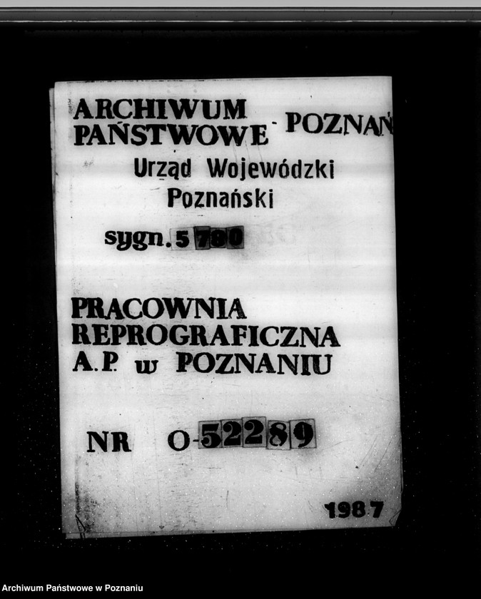 Obraz 1 z jednostki "/Regulowanie pobytu w Polsce obywateli państw obcych- uchodźców, osób pozbawionych obywatelstwa polskiego itp.. /generalia, akta tajne/"