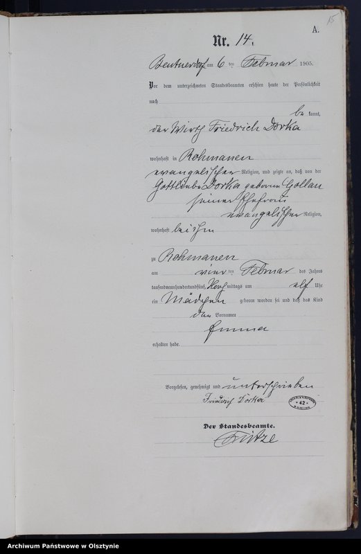 image.from.unit.number "Geburts-Haupt-Register Nr 1 - 181"