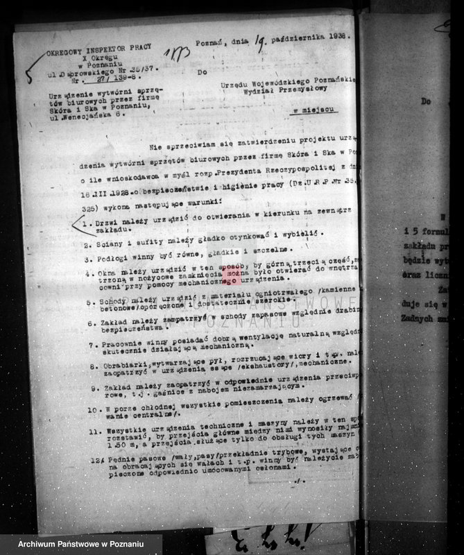 image.from.unit.number "Projekt urządzenia wytwórni sprzętów biurowych w Poznaniu ul. Wenecjańska 6 Skóra i Spółka"