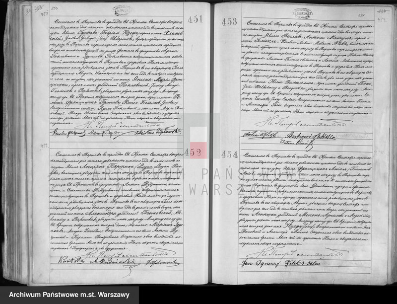 Obraz 6 z kolekcji "Warszawskie metrykalia111"