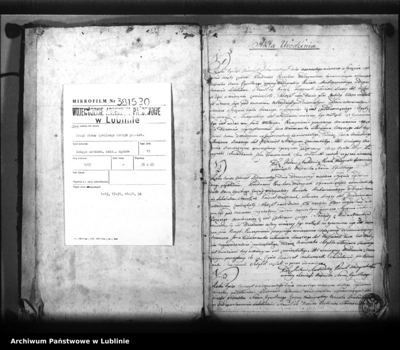 image.from.unit.number "Księga urodzeń, zapowiedzi, małżeństw i zgonów"