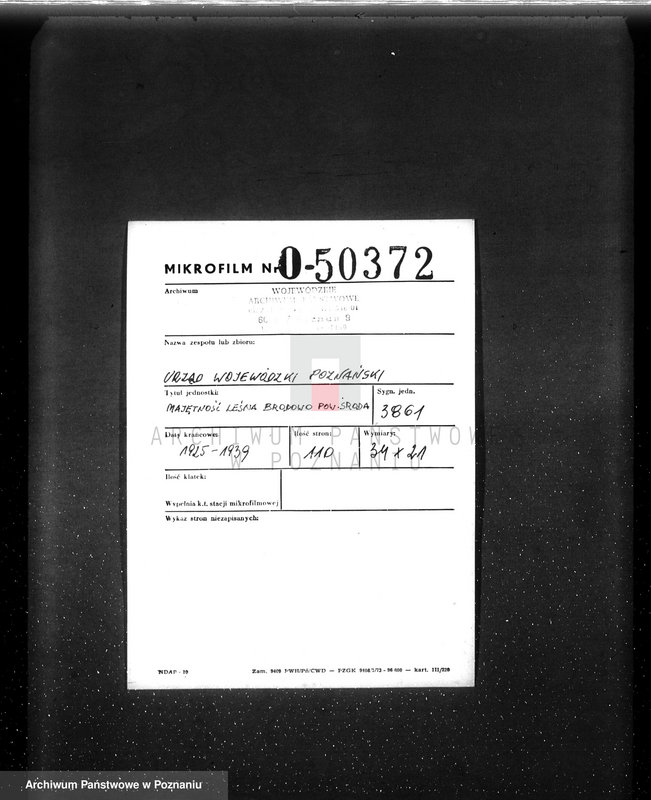 Obraz 2 z jednostki "Majętność leśna Brodowo powiat średzki"