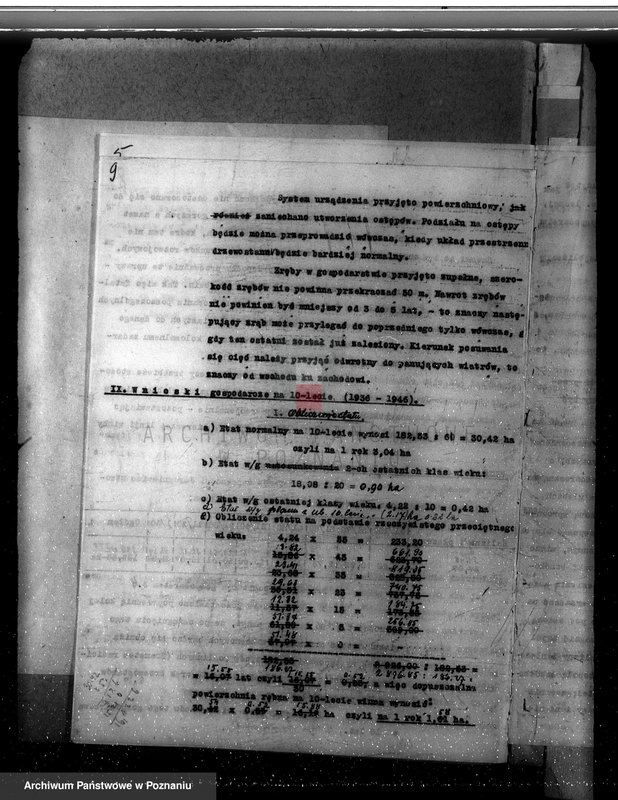 Obraz 13 z jednostki "/Nadzór nad gospodarką w lasach majątku/ Jarogniewice powiat kościański 1936-1946"