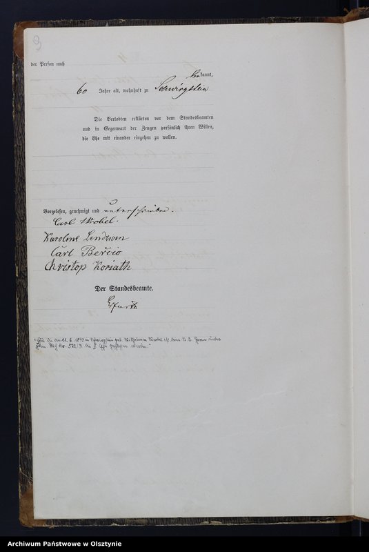 image.from.unit.number "Haupt-Heiraths-Register Nr 1 - 20"