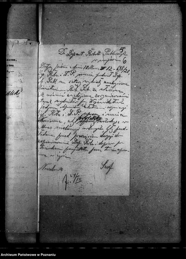 Obraz 12 z jednostki "Sprawy szczegółowo-- administracyjne. Melioracje rolne i torf."