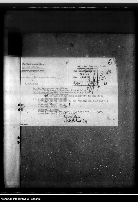 Obraz 10 z jednostki "Dienstzeit bei den Behörden"