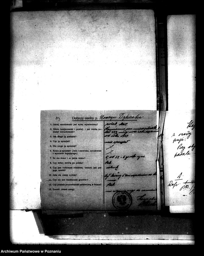 Obraz 17 z jednostki "Działki nr 1 i 2a w Kolnie powiatu międzychodzkiego Wawrzyn Dykczak osada parcelacyjna"