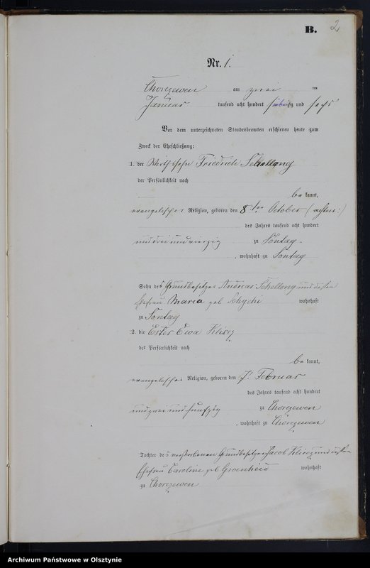 image.from.unit.number "Heiraths-Haupt-Register Nr 1 - 10"