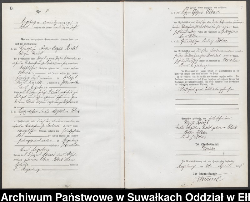 image.from.unit.number "Heiraths-Neben-Register des Preussischen Standes-Amtes Angerburg Kreis Angerburg"