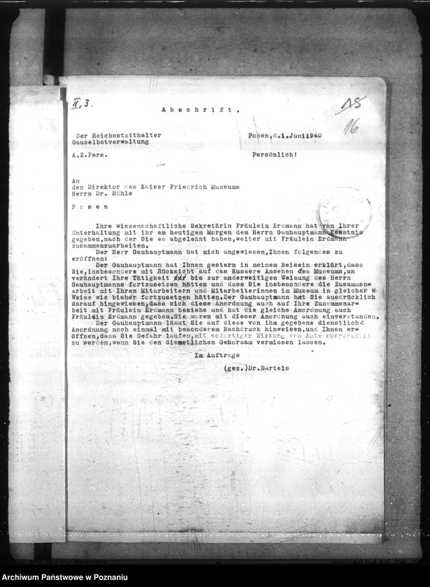 Obraz 20 z jednostki "Kaiser - Friedrich - Museum - Landesmuseum des Reichsgaus Wartheland - in Posen"