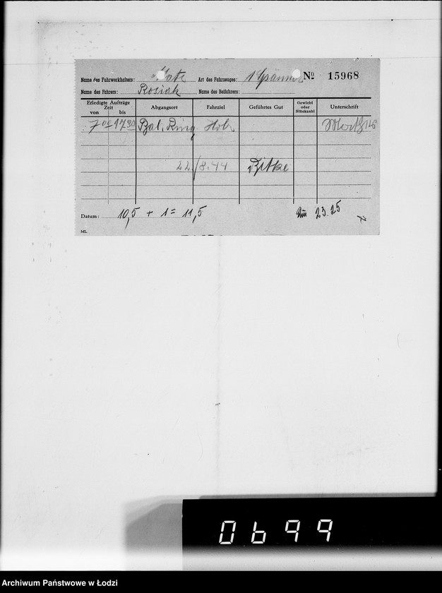 Obraz 12 z jednostki "G.Matz [rachunki za dostawy towarów dla Getta]"
