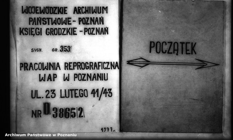 Obraz 1 z jednostki "Inscriptiones, resignationes [protocollon]"