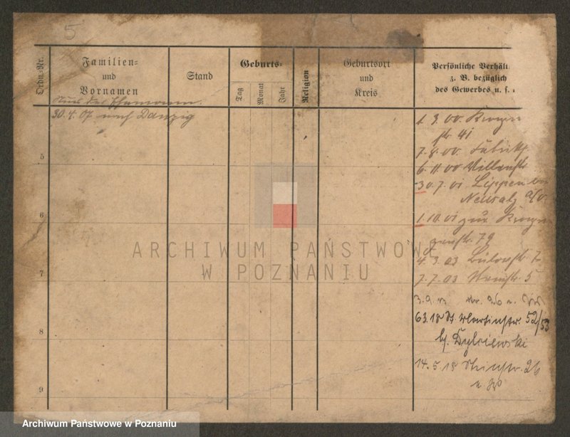 Obraz 5 z jednostki "Krause (żonaci i wdowy)"