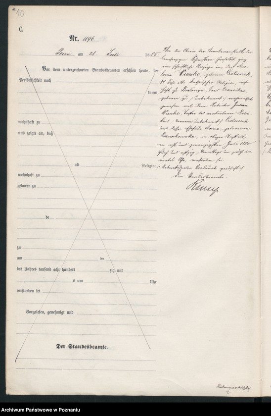 Obraz 13 z jednostki "Księga zgonów t. III"