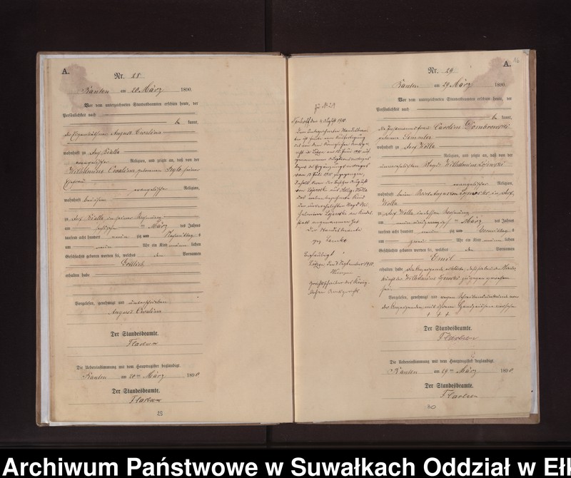 image.from.unit.number "Geburts-Neben-Register des Preussischen Standes-Amtes Neuhoff Kreis Loetzen"