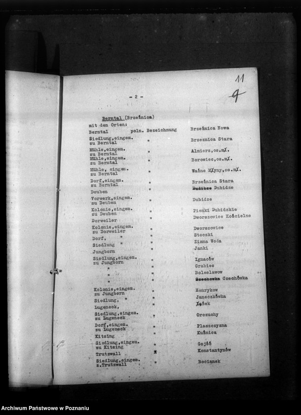 Obraz 15 z jednostki "Kreis Wielun (Wieluń). Korespondencja w sprawie miejscowych Niemców, którzy zginęli w 1939 roku"