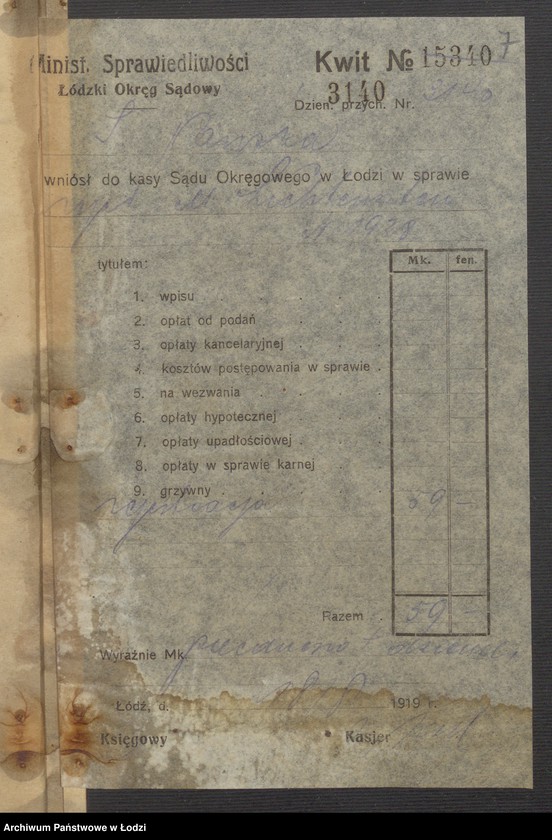 Obraz 9 z jednostki "Markus Lichtenstein- sprzedaż towarów manufakturowych"