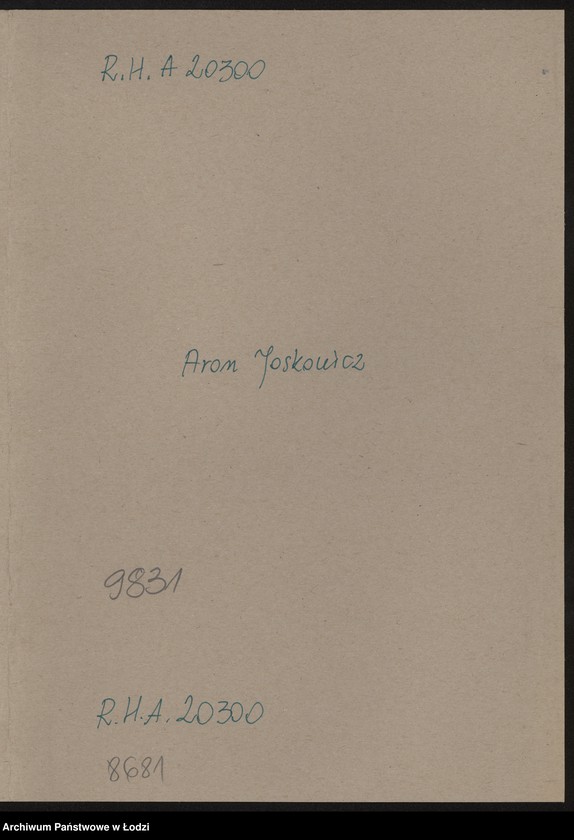 Obraz 2 z jednostki "Aron Joskowicz- sprzedaż mięsa i wnętrzności bydlęcych"