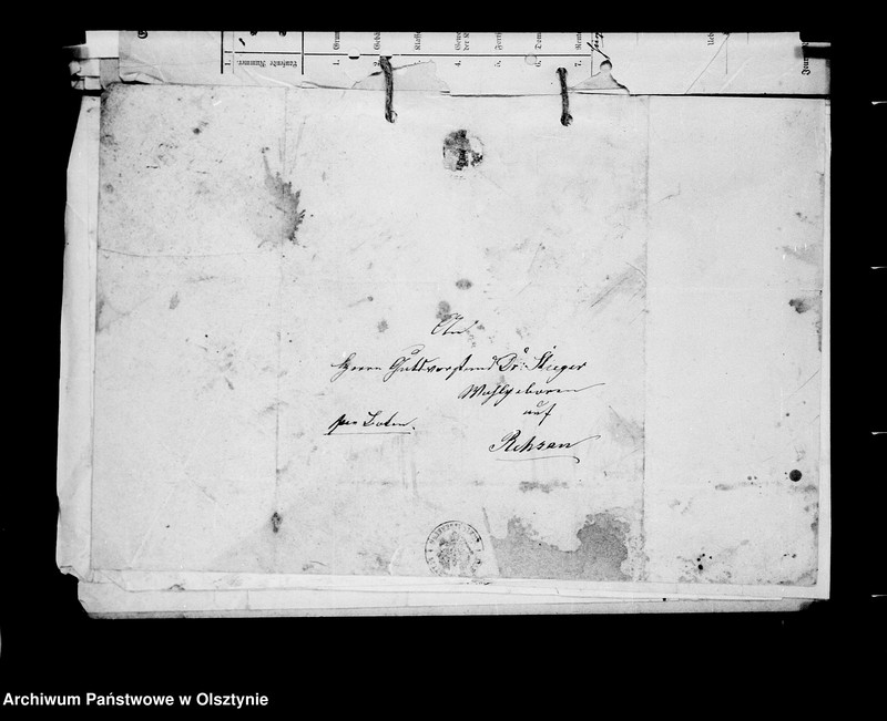 image.from.unit.number "Verschiedene Behörden an den Gutsvorstand von Rehsau"