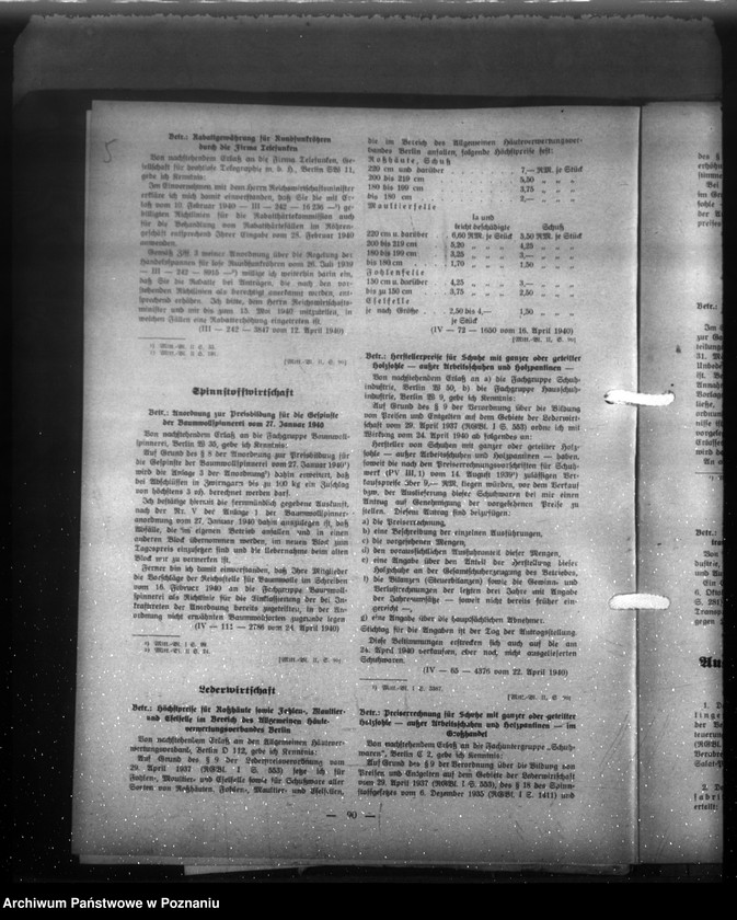 Obraz 9 z jednostki "Mitteilungsblatt für die Preisbildung"