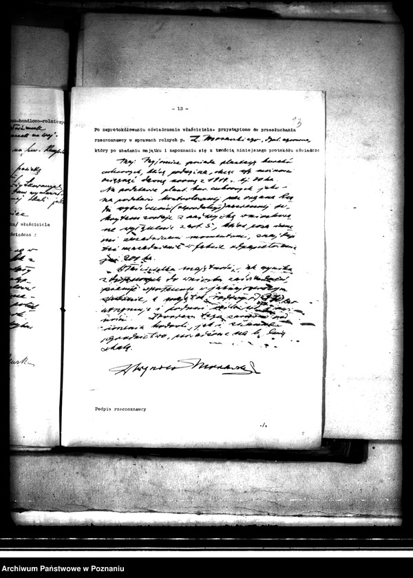 Obraz 17 z jednostki "Majątek Myjomice powiatu kępińskiego wyłączenie z art. 4,5 ustawy o przeprowadzeniu reformy rolnej"