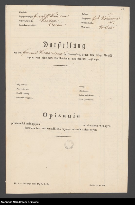 image.from.unit.number "Dominium Konieczna (generalia, Konieczna, Regetów Niżny) - Jordan Tadeusz"