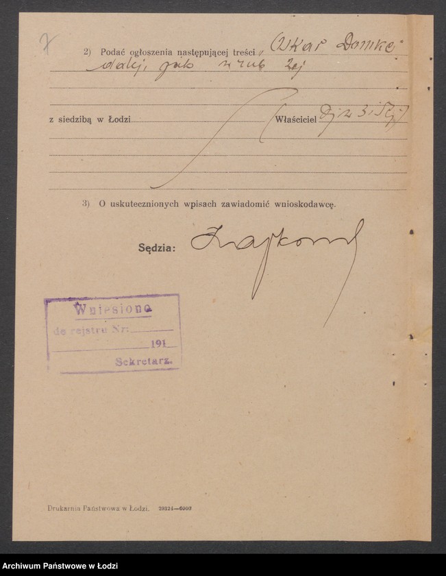 Obraz 9 z jednostki "Oskar Domke – sklep rzeźniczy"