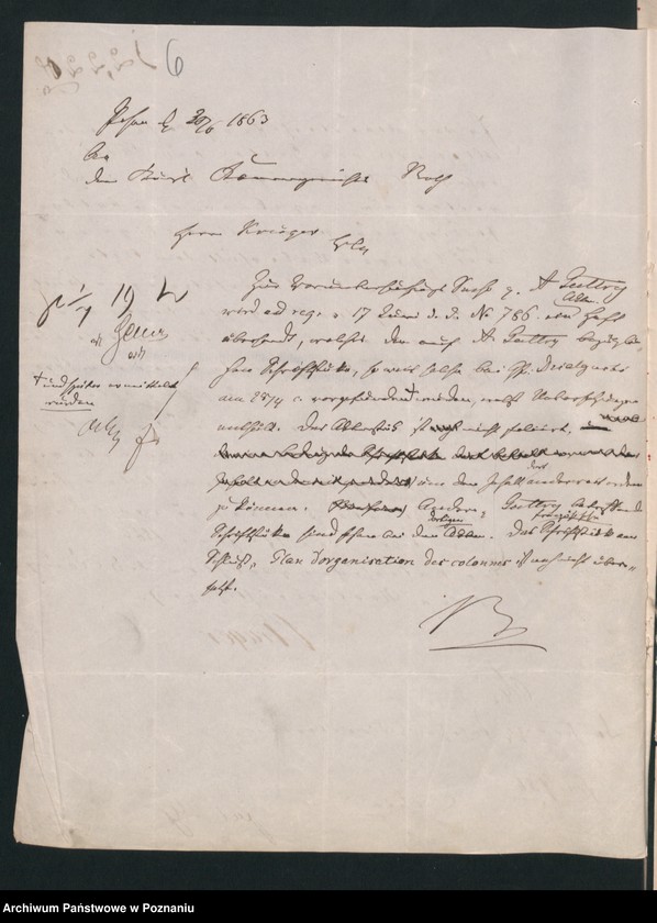 Obraz 9 z jednostki "A. betr. Alexander von Guttry, Gutsbesitzer auch Johann Kurzyna in Paris"