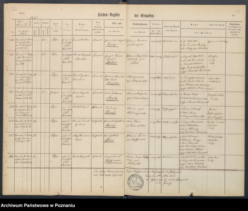 Obraz 17 z jednostki "Duplikat der Tauf, Trau und Sterberegister"
