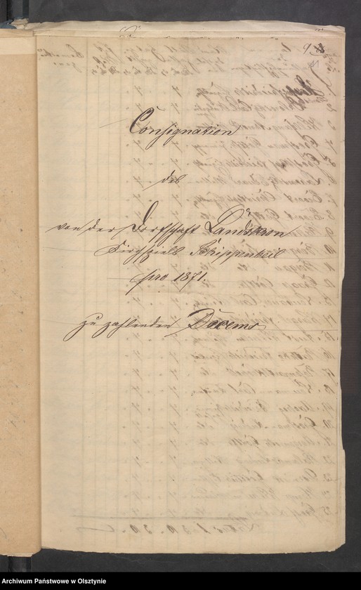 image.from.unit.number "Dezems-Consignation, verschiedene Kirchen Gefälle und Beläge"