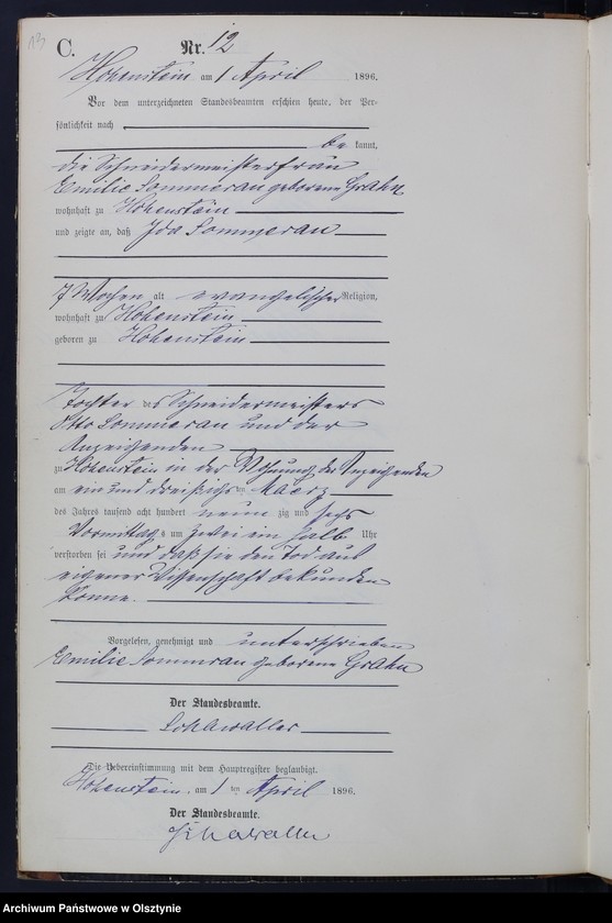 image.from.unit.number "Sterbe-Neben-Register Nr 1 - 72"