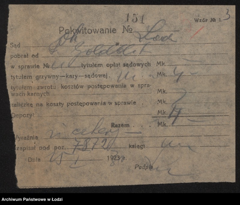 Obraz 5 z jednostki "Chaim Szlama Golblit- drobna sprzedaż sukienek"