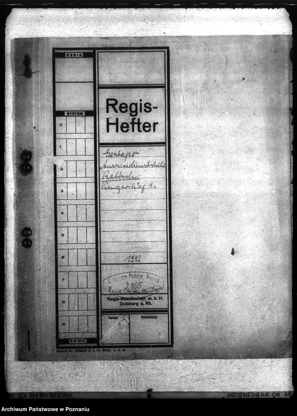 Obraz 4 z jednostki "Gestapo - Aussendienstelle Kalisch"