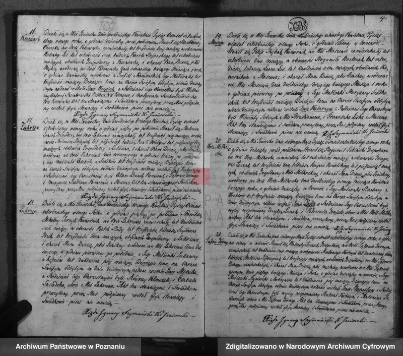 Obraz 6 z jednostki "Akta urodzeń, małżeństw i zgonu"