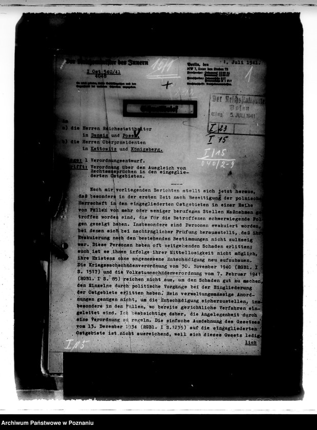 Obraz 5 z jednostki "Verordnung über den Ausgleich von Rechtsansprüchen"