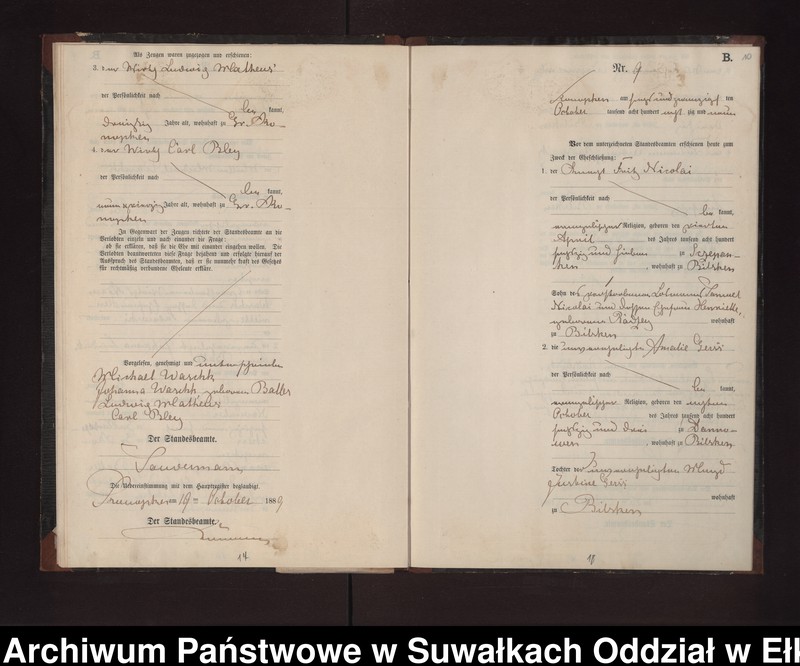 image.from.unit.number "Heiraths-Neben-Register des Preussischen Standes-Amtes Gr. Konopken Kreis Loetzen"