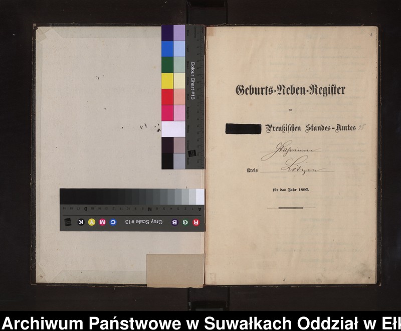 image.from.unit.number "Geburts-Neben-Register des Preussischen Standes-Amtes Stasswinnen Kreis Lötzen"