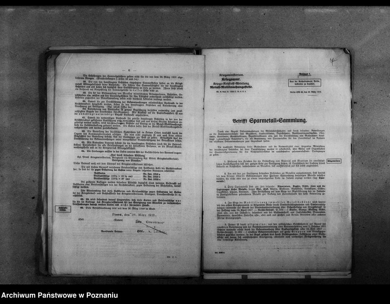 Obraz 9 z jednostki "Rozpoządzenia niemieckiego ministerstwa wojny dotyczące konfiskat kruszczów - druk, [język niemiecki.]"