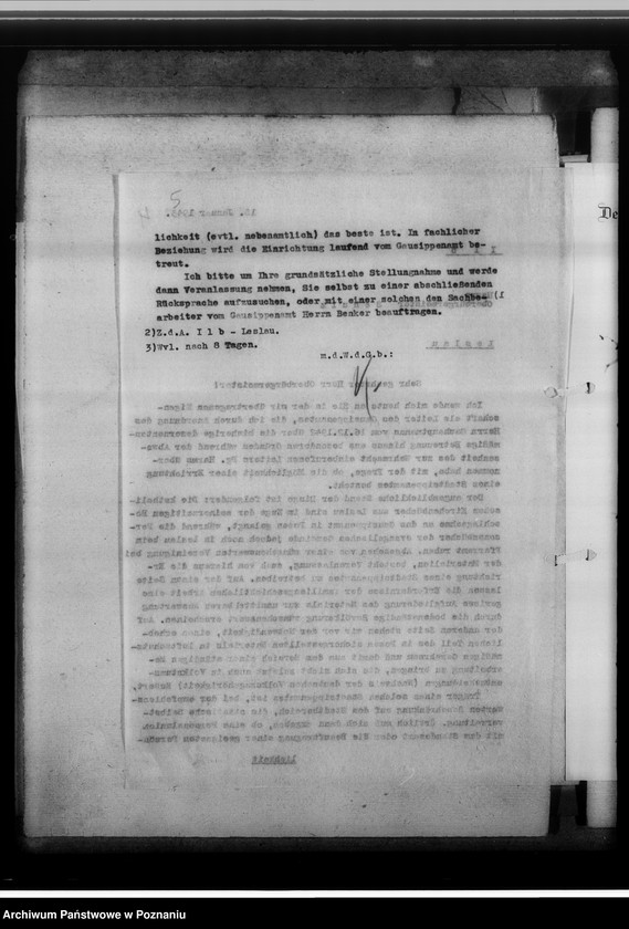 Obraz 9 z jednostki "[Korespondencja w sprawach organizacyjnych]- Sippenamt für Stadt- und Landkreis Leslau [Włocławek, województwo bydgoskie]"