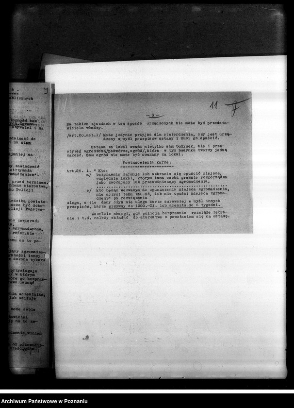 Obraz 13 z jednostki "Okólniki, zarządzenia, korespondencja dotycząca wyborów do Rady Miejskiej i wyborów kandydatów na radnych. Sprawy organizacyjne: wykazy personalne. Materiały dotyczące strajku akademickiego na wyższych uczelniach w Poznaniu"
