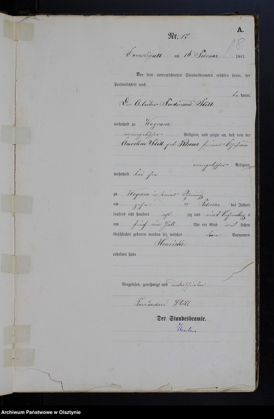 image.from.unit.number "Geburts-Haupt-Register Nr 1 - 148"