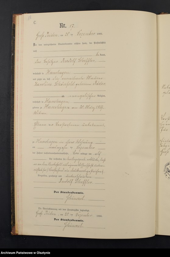 image.from.unit.number "Sterbe-Neben-Register Nr 1 - 17"