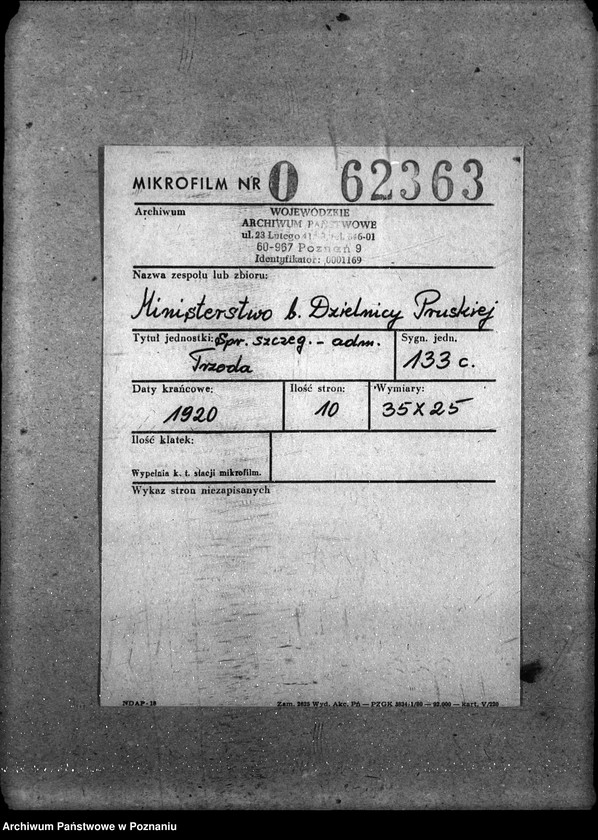 Obraz 2 z jednostki "Sprawy szczegółowo-administracyjne Trzoda"