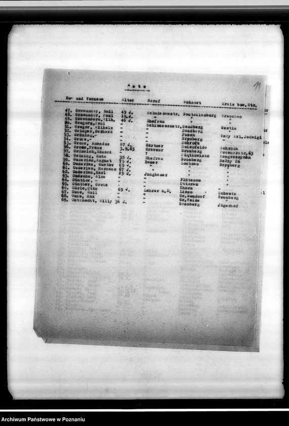 Obraz 15 z jednostki "Spisy zmarłych i zaginionych w 1939 roku miejscowych Niemców"