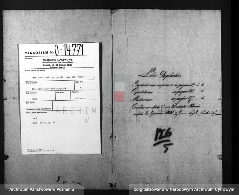 image.from.unit.number "Duplicatus baptisatorum, copulatorum, mortuorum"
