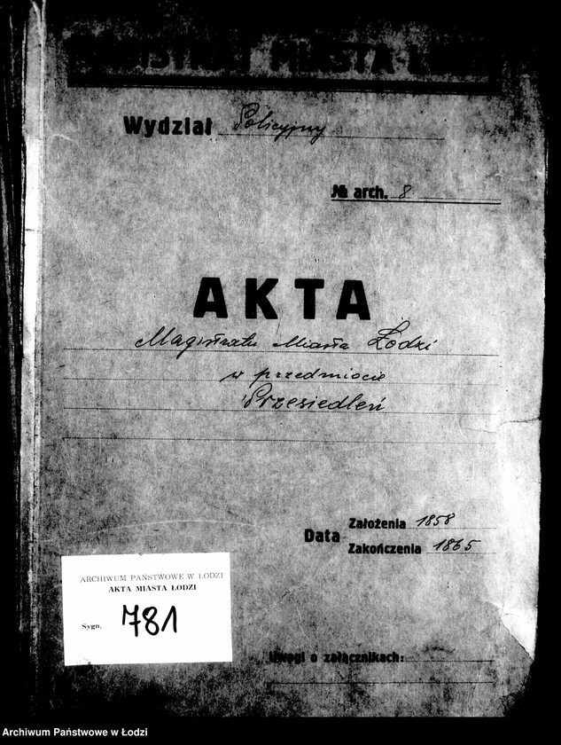 Obraz 4 z jednostki "Akta w przedmiocie przesiedleń"