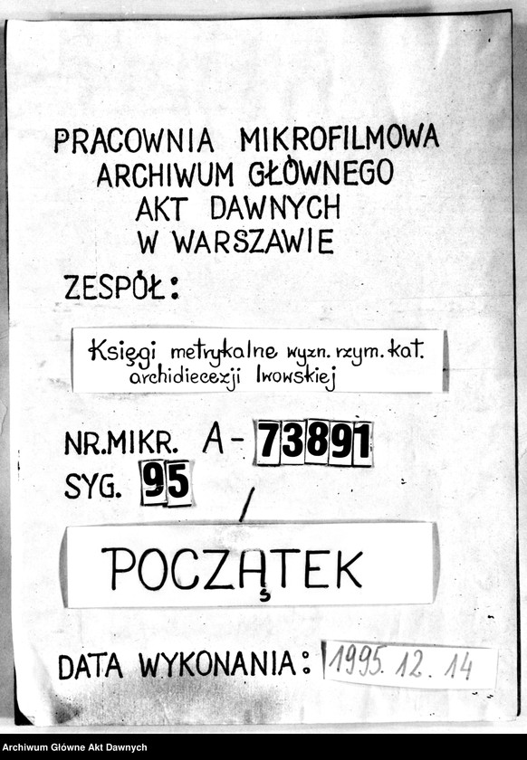 image.from.unit.number "Parafia: Brody. Dekanat: Brody. Księga metrykalna urodzeń tylko dla wsi Ponikowica. Tom I."