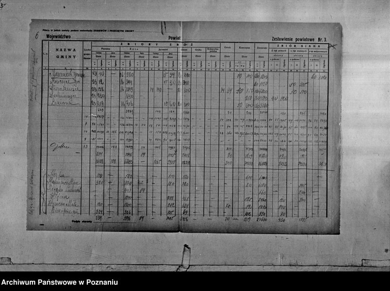 Obraz 8 z jednostki "/Statystyka produkcji rolnej - zestawienie powiatowe - Ostrów/"