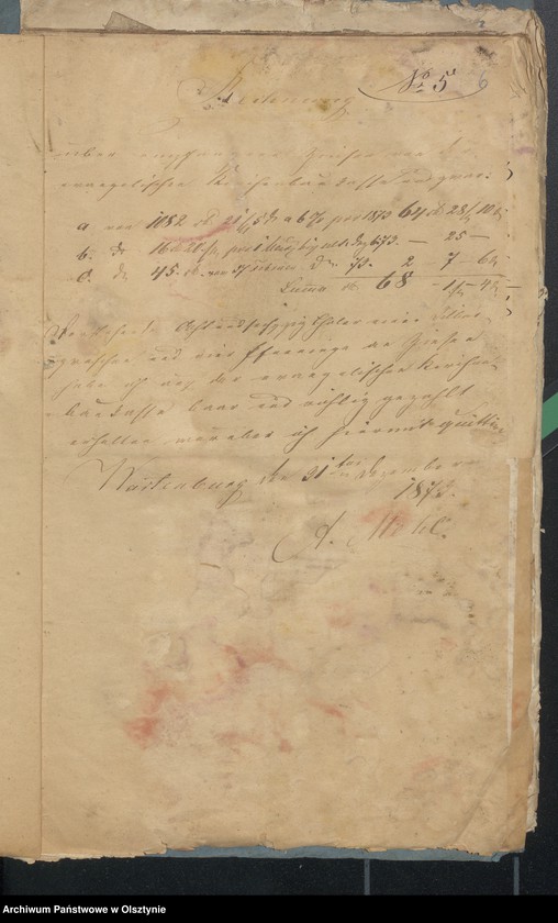 image.from.unit.number "Beläge zur Rechnung über die evangelischen Kirche zu Wartenburg"